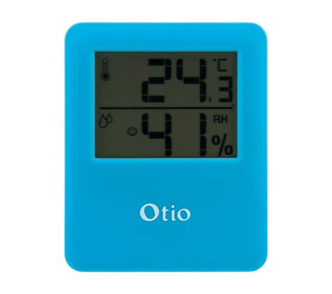 Thermomètre hygromètre digital intérieur Otio bleu